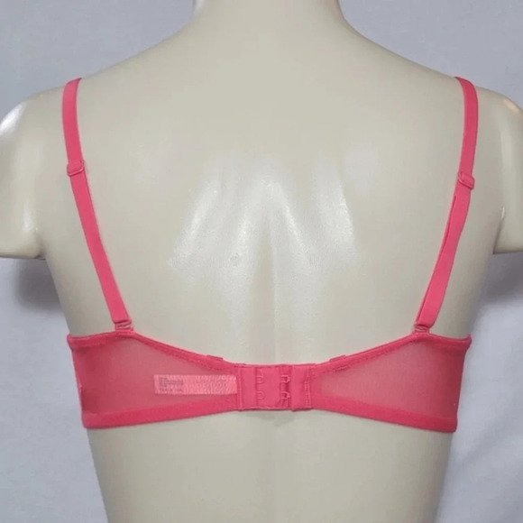 32D On Gossamer Mesh Convertible T-Shirt‎ UW Bra Vermillion Coral NWT - Picture 4 of 7